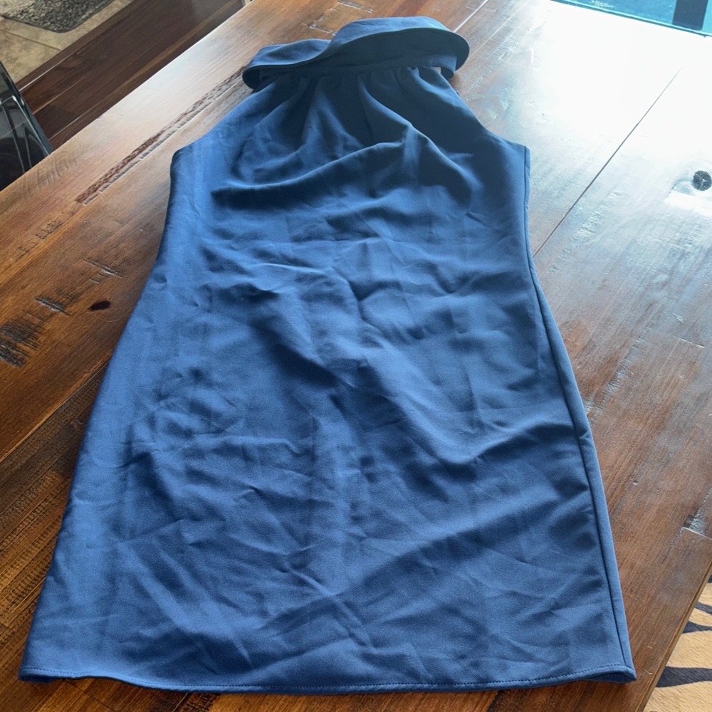 Sail to Sable Navy Button Dress - Picture 1 of 9